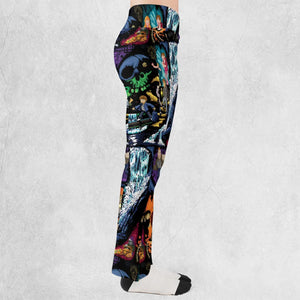 Goonies 80s Pixel Art Flare Leggings