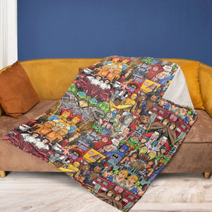The Best Obscure 80s Toy Lines Fleece Blanket