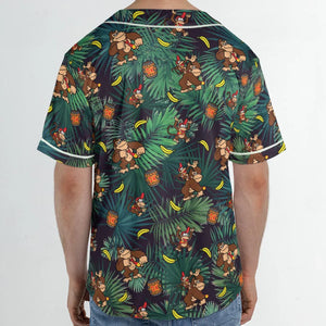 Donkey Kong Nintendo Video Games Unisex Baseball Jersey