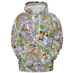 All-over Print Hoodie - Z23HB7YP - - 2