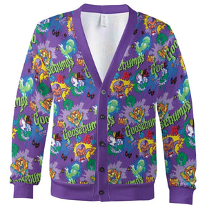 You Can't Scare Me Goosebumps Cardigan