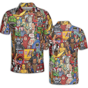 The Best Obscure 80s Toy Lines AOP Men/Women Polo Shirt