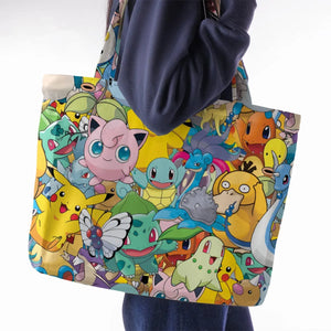 Magical Creatures Pokemon Large Tote Bag