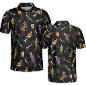 Dungeons & Mysteries AOP Men/Women Polo Shirt