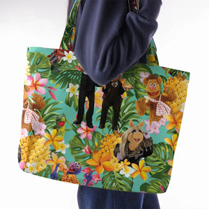 Statler And Waldorf Muppets Tropical Large Tote Bag