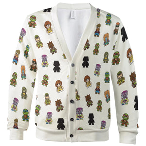 Teenage Mutant Ninja Turtles in Kidrobot style Cardigan