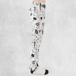 Buffy The Vampire Slayer Pattern Flare Leggings