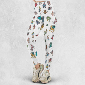 Characters Of Scumby Legging