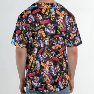 Classic Horror Films Unisex Baseball Jersey