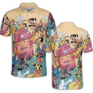 Super Style X-Men AOP Men/Women Polo Shirt