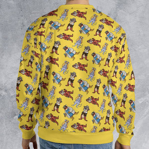 All-over Print Sweatshirt - WH2TDA1V - - 2