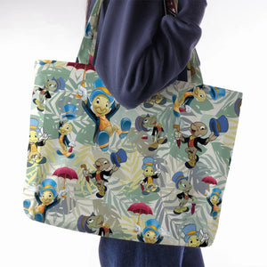 Jiminy Cricket Pinocchio Large Tote Bag