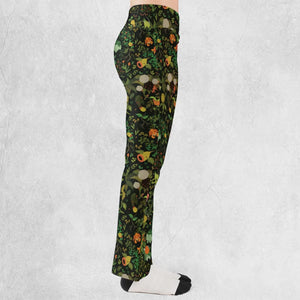 Grass Pokemon Patterns Flare Leggings