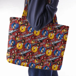 Boldly Star Trek Large Tote Bag