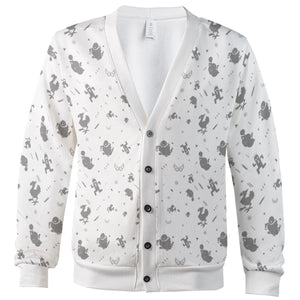 Final Fantasy Creatures Pattern Cardigan