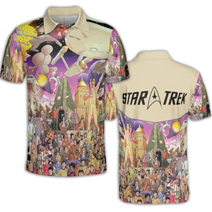 Star Trek The Original Series AOP Men/Women Polo Shirt