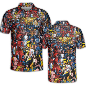 70 Variants and Bloodlines AOP Men/Women Polo Shirt