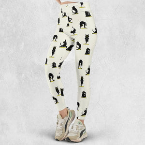 Bombay Cat Yoga Pattern Legging