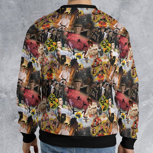 All-over Print Sweatshirt - V742JCTS - - 2