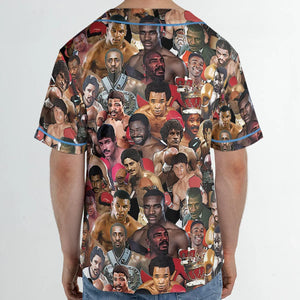 Fight Night Fit Boxing Legends Unisex Baseball Jersey