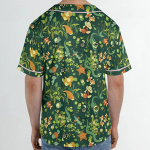 Floating In A Pond Magikarp Psyduck Vaporeon Water Pokemon Unisex Baseball Jersey