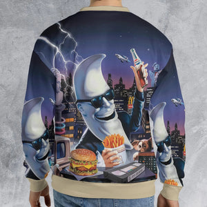 Retro Moon Mac Tonight All-over Print Sweatshirt