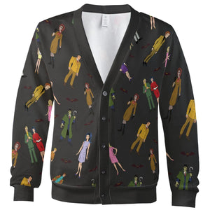 Dark Shadows 70s Characters Cardigan