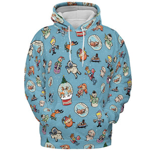 All-over Print Hoodie - M11DNAGA - - 2