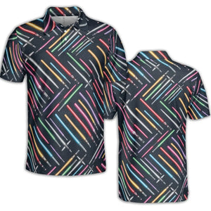 Lightsabers Star Wars Pattern AOP Men/Women Polo Shirt