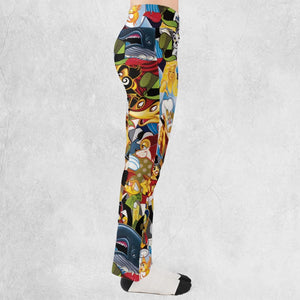 Pinocchio Seamless Flare Leggings