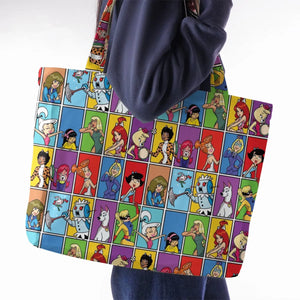 The women of Hanna Barbera Large Tote Bag