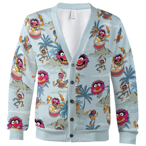 Animal The Muppet Show Drum Tropical Cardigan
