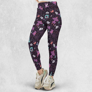 Lavender Town Pokemon Pattern Legging