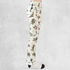 Cap'n Crunch And King Vitaman Character Flare Leggings