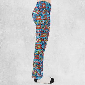 Hero of the Environment Captain Planet and the Planeteers Flare Leggings
