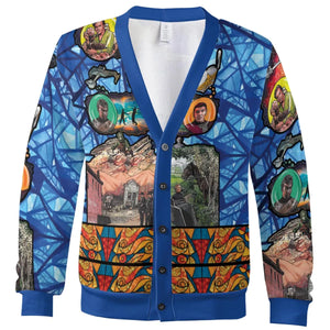 The Beginning Star Trek Pattern Cardigan