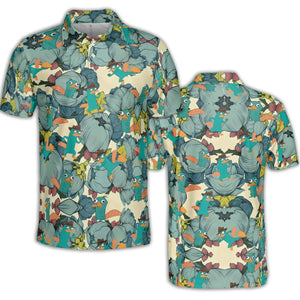 Perry The Platypus Phineas and Ferb AOP Men/Women Polo Shirt