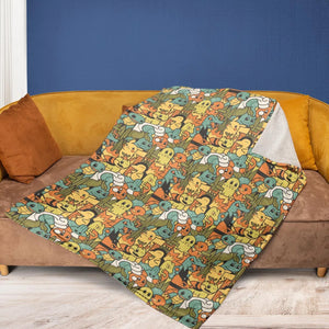 Power Starter Colors Pokemon Fleece Blanket
