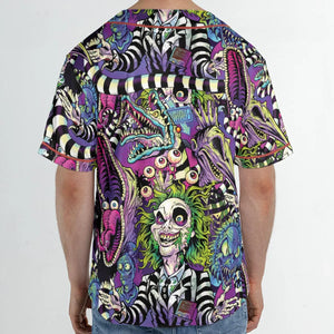Stay Spooky Beetlejuice Unisex Baseball Jersey