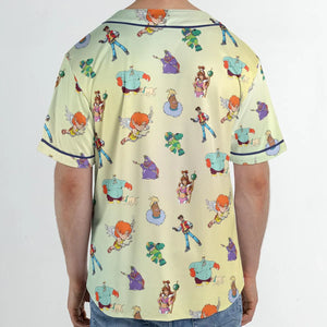 80s Captain N: The Game Master Characters Unisex Baseball Jersey