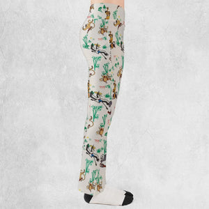 Kung Fu Panda Characters Flare Leggings