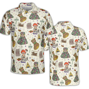 Festivites Midsommar Muppet Babies AOP Men/Women Polo Shirt