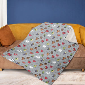 Little Monsters DnD Fleece Blanket