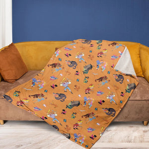 Make Mine Music Characters Fleece Blanket