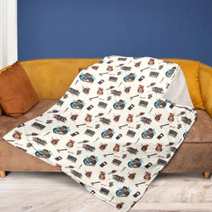 Supernatural Horror Evil Dead Halloween Fleece Blanket