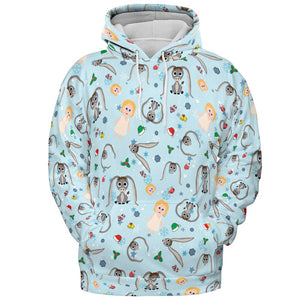 All-over Print Hoodie - 54DXU2TM - - 2