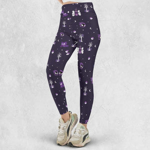 Gengar Pokemon Pattern Legging