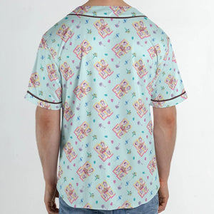 Golden Girls Patterned Unisex Baseball Jersey