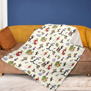 Kuzco and Friends The Emperor's New Groove Fleece Blanket