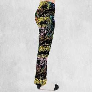 Eevee Pokemon Black Flare Leggings